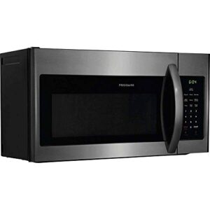 Frigidaire FFMV1846VD 30" Over the Range Microwave Oven; 1.8 cu. ft. Capacity, 1000 Cooking Watts, 300 CFM, 10 Power Levels, One-Touch Options, Interior Microwave LED Lighting, Black Stainless Steel