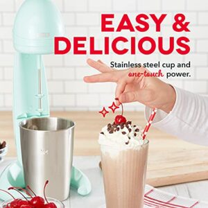 Dash Retro Milkshake Maker for Malts, Soda Fountain Drinks, Protein Shakes, Whipping Omelets and Pancake Batter, 2-Speed Settings + Pulse, Recipe Guide Included, 24oz