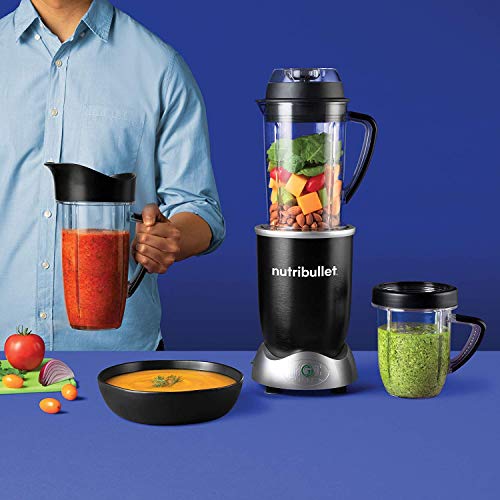 Magic Bullet Nutribullet RX Blender Smart Technology with Auto Start and Stop Recipe Book Included