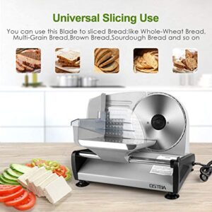 OSTBA Meat Slicer Blade Non-serrated Blade only for Electric Food Slicer SL-518 and SL-518-1