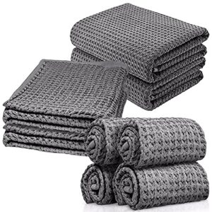 sutera – silverthread waffle towel california – grown pima cotton, quick drying, ultra soft, lightweight and absorbent – waffle weave design