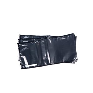 shieldnseal vacuum seal bags (black and clear, 11″ x 24″)