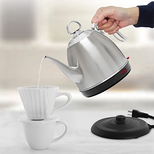 Chantal Mia electric water kettle, Brushed Stainless Steel, 32oz/4 cups