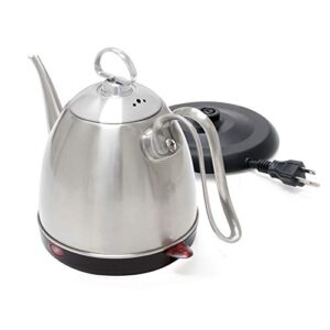 Chantal Mia electric water kettle, Brushed Stainless Steel, 32oz/4 cups