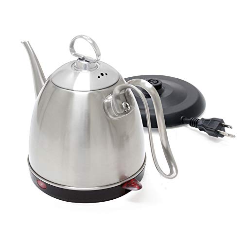 Chantal Mia electric water kettle, Brushed Stainless Steel, 32oz/4 cups