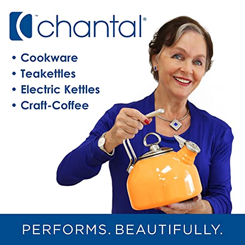 Chantal Mia electric water kettle, Brushed Stainless Steel, 32oz/4 cups