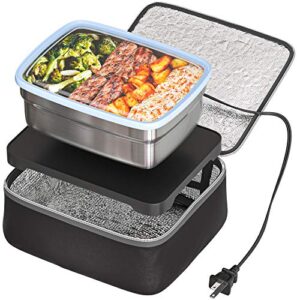 skywin portable oven and lunch warmer – personal food warmer for reheating meals at work without an office microwave