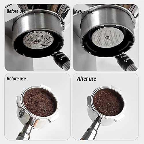 YAMASO 51mm Puck Screen Espresso,1.7 mm Thickness Reusable Contact Plate Coffee Maker Press Mesh(100um)