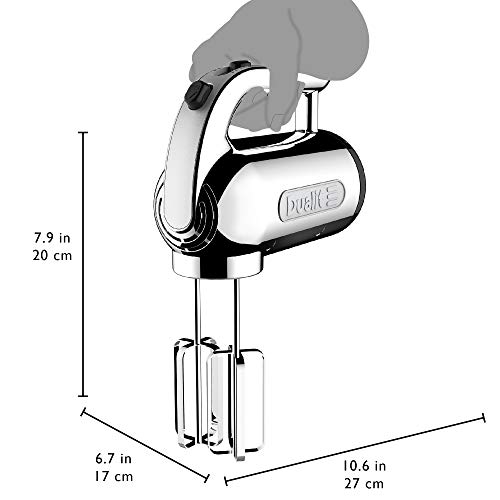 Dualit 4-Speed Professional Hand Mixer, Chrome