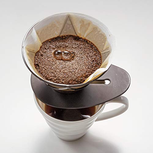 Hario V60 Mugen Coffee Dripper, Size 02, Clear Black