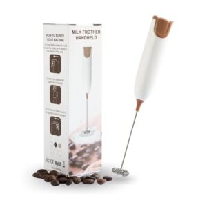 tucusa original portable drink mixer│milk frother handheld │hand blender│electric whisk for home & kitchen │milkshake maker│frother for coffee, chocolate, cappuccino, latte, matcha. (cream)