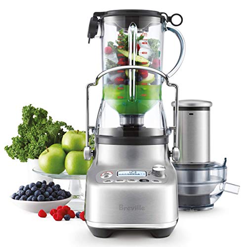 Breville 3X Bluicer Pro Blender & Juicer, Brushed Stainless Steel, BJB815BSS