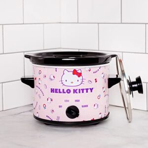 Uncanny Brands Hello Kitty 2qt Slow Cooker - Cook With Your Favorite Sanrio Characters