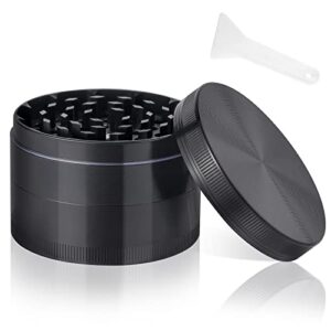 atoyskpx spice grinder 2.5 inch, large grinder (black)