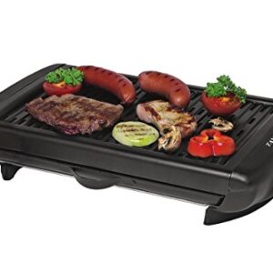 Tayama TG-868XL Smokeless Non-Stick Indoor Electric Grill, Extra Large, Black