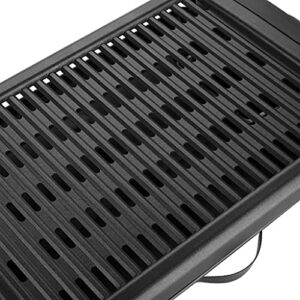 Tayama TG-868XL Smokeless Non-Stick Indoor Electric Grill, Extra Large, Black