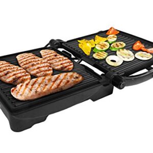 Courant CPP-4140 4-Serving Panini Press and Sandwich Griddler with Non-stick Coated Plates - Indoor Grill