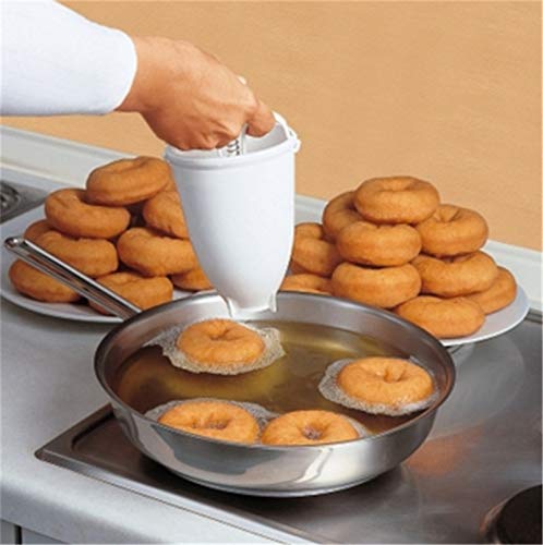 wjq&linyuzi Plastic Donut Maker Waffle Molds Kitchen Accessory Bakeware Doughnut Maker Cake Mold Biscuit Cookies Diy Baking Tool