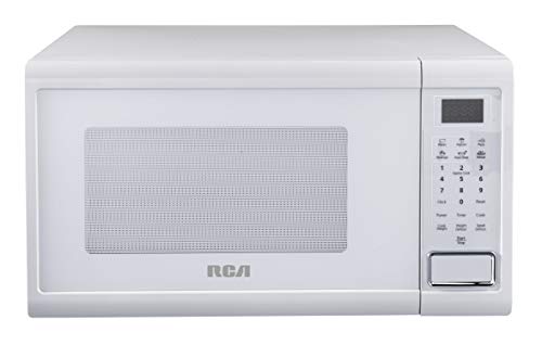 RCA RMW1129-WHITE 1.1 Cu Ft 1000-Watt Countertop Microwave, White, standard