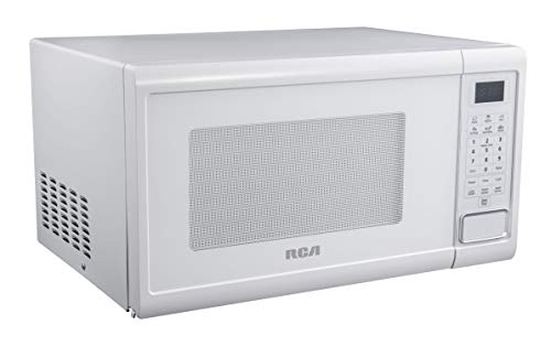 RCA RMW1129-WHITE 1.1 Cu Ft 1000-Watt Countertop Microwave, White, standard