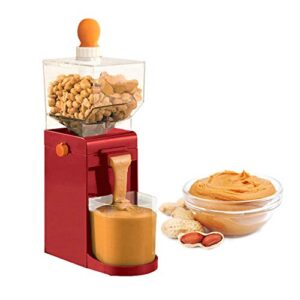zhwdd home 220v electric peanut butter maker, 500ml portable nut butter manufacturing small cooking grinder for coffee corn peanut cashew hazelnut grain mill