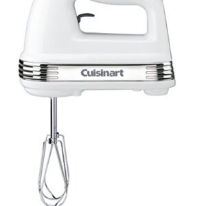 Cuisinart HM-50 Power Advantage 5-Speed Hand Mixer, White (Certified Refurbished)