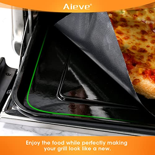 AIEVE Air Fryer Liners for Ninja Air Fryer, 4 Pack Non-stick Reusable Air Fryer Oven Liners Air Fryer Accessories Compatible with Ninja Toaster Oven Flip up Ninja Foodi SP101 SP201 SP301 Air Fry Oven