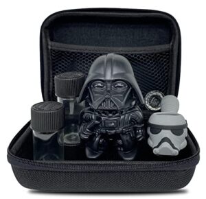 darth vader’s empire herb grinder multi-pack set and dry spices organizer kit includes 5 kitchen milling accessories