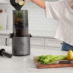 Omega Juicer JC2022GY11 Slow Masticating Cold Press Vegetable and Fruit Juice Extractor Effortless Series for Batch Juicing with Extra Large Hopper for No-Prep, 68-Ounce Capacity, 150-Watts, Gray