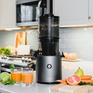 Omega Juicer JC2022GY11 Slow Masticating Cold Press Vegetable and Fruit Juice Extractor Effortless Series for Batch Juicing with Extra Large Hopper for No-Prep, 68-Ounce Capacity, 150-Watts, Gray