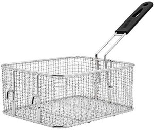stainless steel deep fry basket for frying serving food (detachable handle)