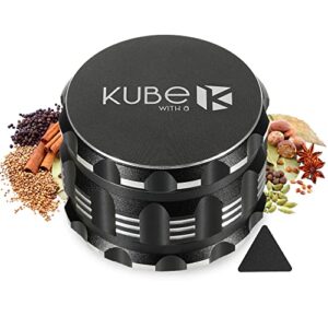 herb and spice manual 2.5 inch pocket grinder | durable lightweight and portable herb grinder for use at home and on the go