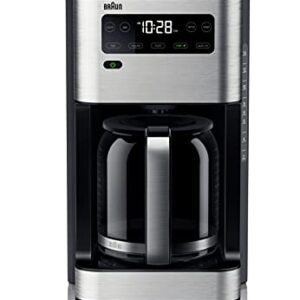 Braun KF5650BK Pure Flavor Coffee Maker, 14 cup, Black