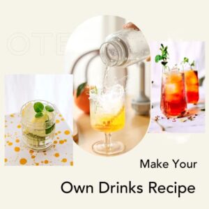 OTE Sparkling Water Maker - Portable Soda Maker Machine for Home, 450ml Compact Size with 20 Mini Cylinders included, Seltzer Water Maker No Electricity, Double Layer PET Bottle, BPA Free, Double Pressure Relief Valves, Black