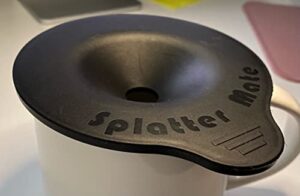 splatter mate, keep your coffee maker and counter clean, black