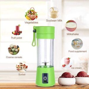 Portable Blender, Personal Mixer Fruit Rechargeable with USB, Mini Blender for Smoothie, Pink