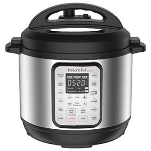 Instant Pot Duo Plus 9-in-1 Electric Pressure Cooker, Sterilizer, Slow Cooker, Rice Cooker, Steamer, Saute, 8 Quart, 15 One-Touch Programs & ant Pot Tempered Glass lid, Clear 10 Inch (26 cm) 8 Quart
