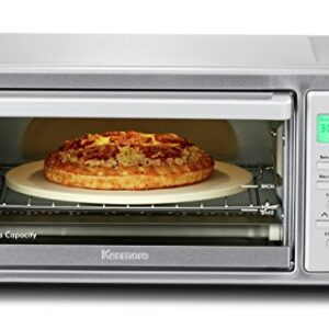 Kenmore 83521 4-slice Toaster Oven in Stainless Steel with Pizza Stone