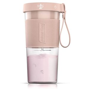nurtured effect portable blender for shakes and smoothies, personal blender cup, fresh juice blender bottle, travel blender made with bpa-free materials, usb rechargeable, mini blender for juice or smoothies, smoothie maker