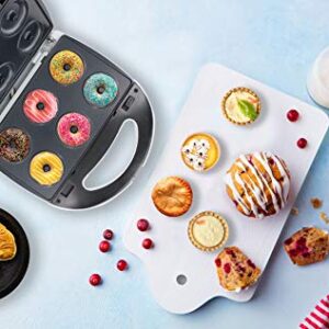 Mini-Donuts Maker, Mini-Pie and Quiche Maker, Taiyaki Maker – NEW 3 in 1 Three Slices Detachable Dessert Maker by StarBlue – White AC 110-120V 50/60Hz 700-800W