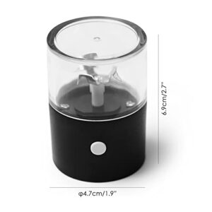 Electrical Metal Aluminum Herb Tobacco Grinder Cracker Crusher Spice Smoke Grinders 1 PC (Black)