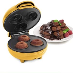 Nostalgia MyMini Lava & Bundt Cake Maker-mini breads, mini muffins, compact size (Gold)