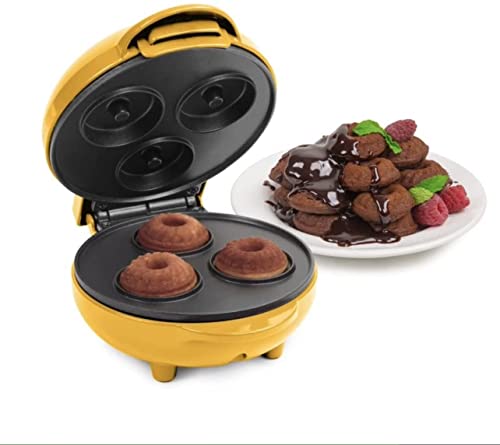 Nostalgia MyMini Lava & Bundt Cake Maker-mini breads, mini muffins, compact size (Gold)