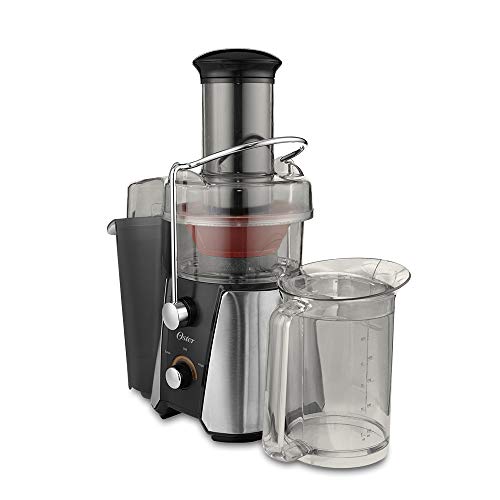 Oster JusSimple 2-Speed Easy Clean Juice Extractor with Extra-Wide Feed Chute, FPSTJE9010-000, 900W, Black/Silver