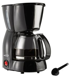 brentwood coffee maker, 4-cup, black