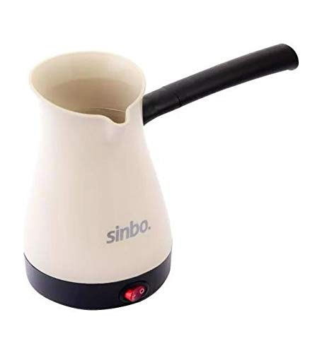 Sinbo SCM 2951 Greek Turkish Coffee Maker Machine Electric Pot Briki Ibrik-New-Beige