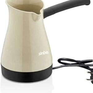 Sinbo SCM 2951 Greek Turkish Coffee Maker Machine Electric Pot Briki Ibrik-New-Beige