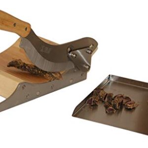 Radiused Biltong Slicer with Detachable Magnetic Tray