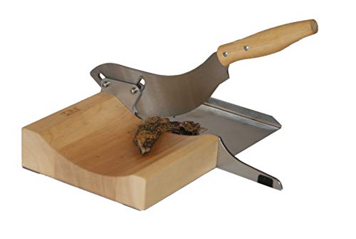 Radiused Biltong Slicer with Detachable Magnetic Tray