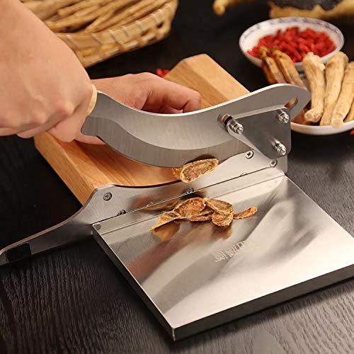 Radiused Biltong Slicer with Detachable Magnetic Tray